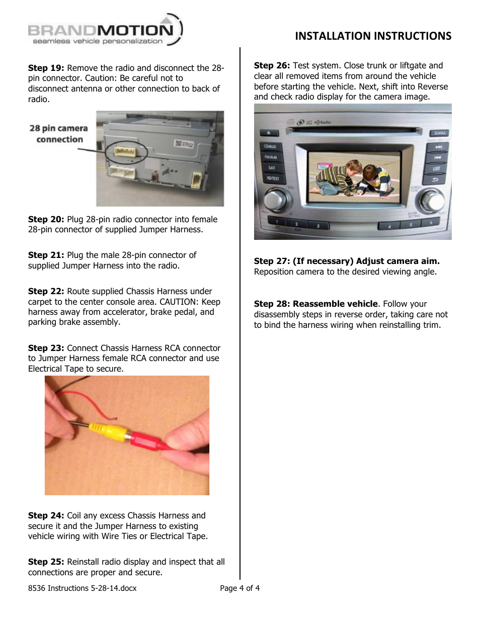 Installation instructions | Brandmotion 9002-8536 User Manual | Page 4 / 4
