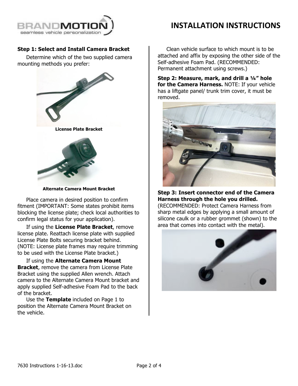 Installation instructions | Brandmotion 9002-7630 User Manual | Page 2 / 4