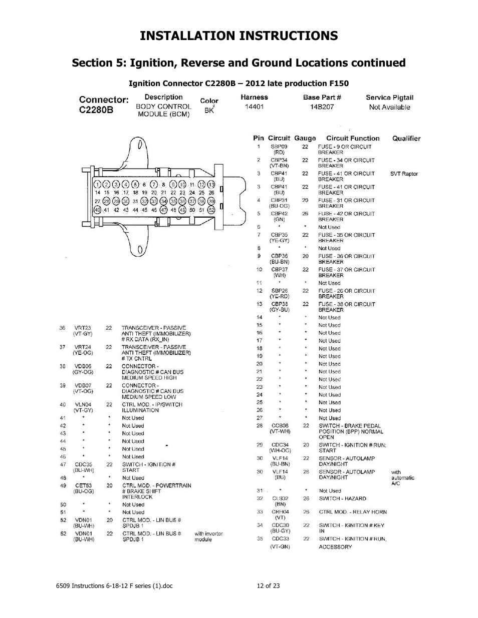 Installation instructions | Brandmotion 1008-6509-V1 User Manual | Page 12 / 23