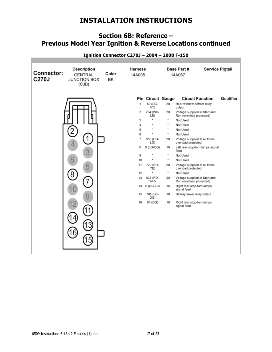 Installation instructions, Continued | Brandmotion 1008-6509-V1 User Manual | Page 17 / 23