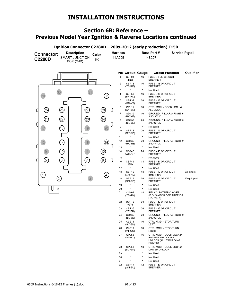 Installation instructions | Brandmotion 1008-6509-V1 User Manual | Page 20 / 23