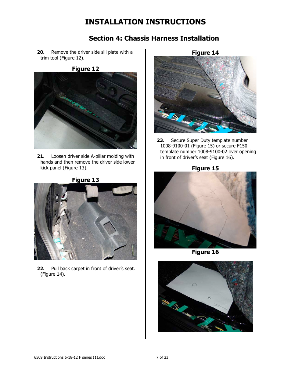 Installation instructions | Brandmotion 1008-6509-V1 User Manual | Page 7 / 23