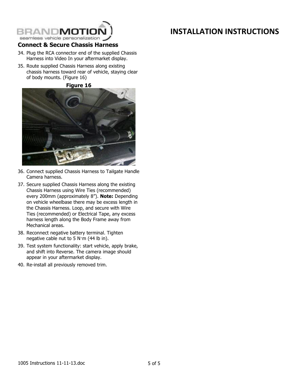 Installation instructions | Brandmotion 9002-1005 User Manual | Page 5 / 5