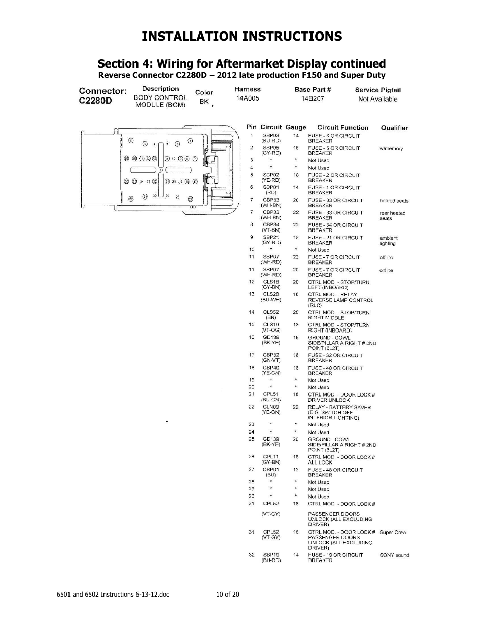 Installation instructions | Brandmotion 1008-6502 User Manual | Page 10 / 20