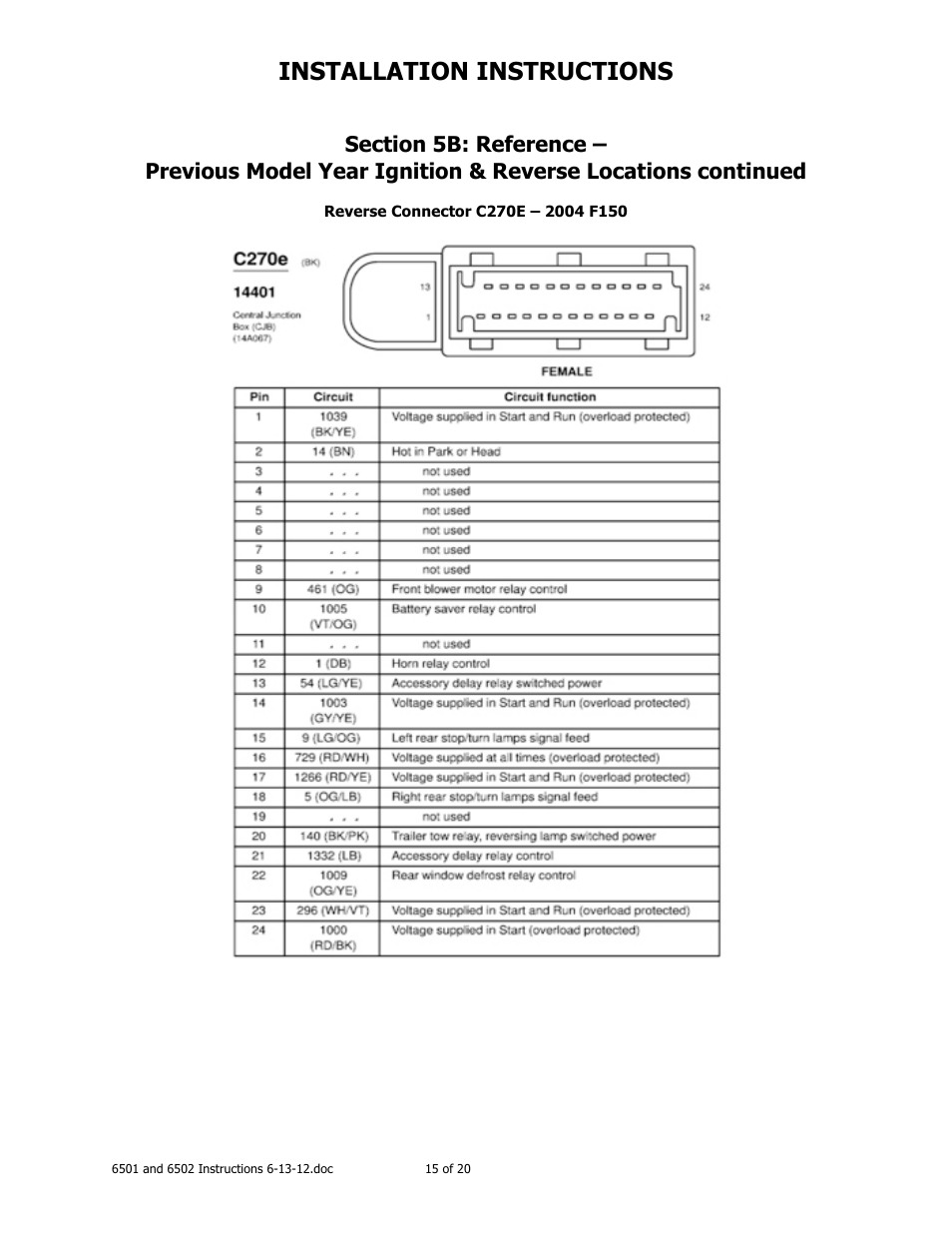 Installation instructions | Brandmotion 1008-6502 User Manual | Page 15 / 20