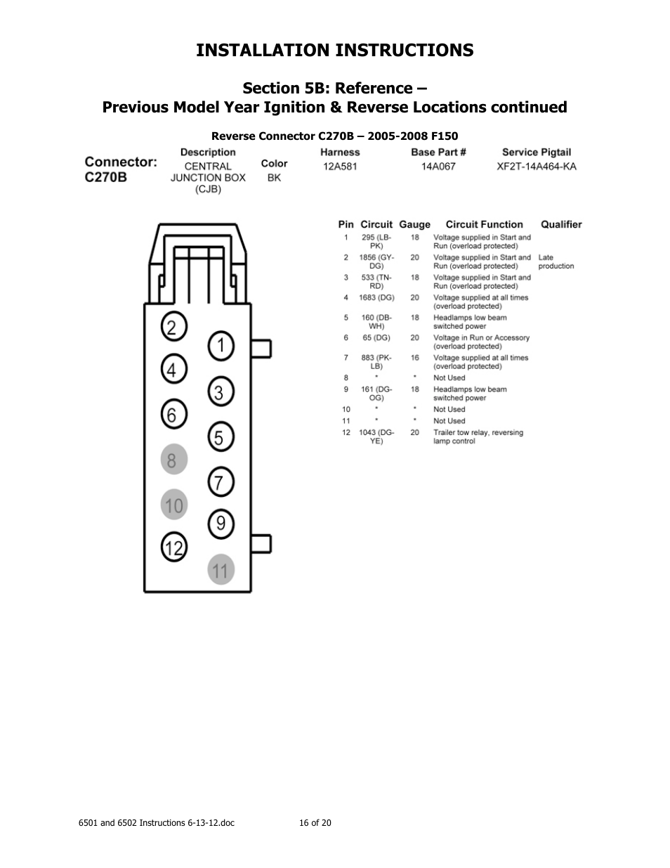 Installation instructions | Brandmotion 1008-6502 User Manual | Page 16 / 20