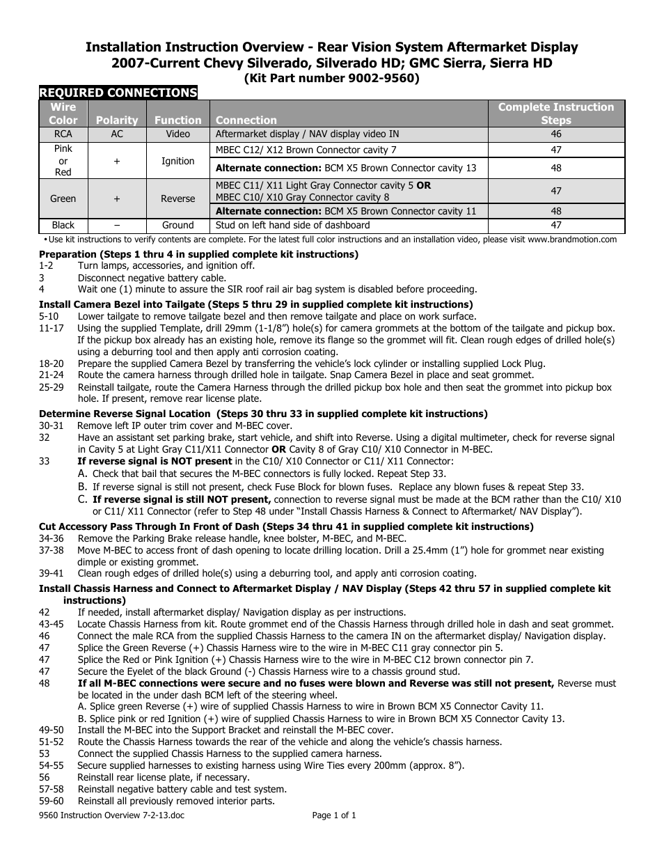 Brandmotion 9002-9560-V1 User Manual | 1 page