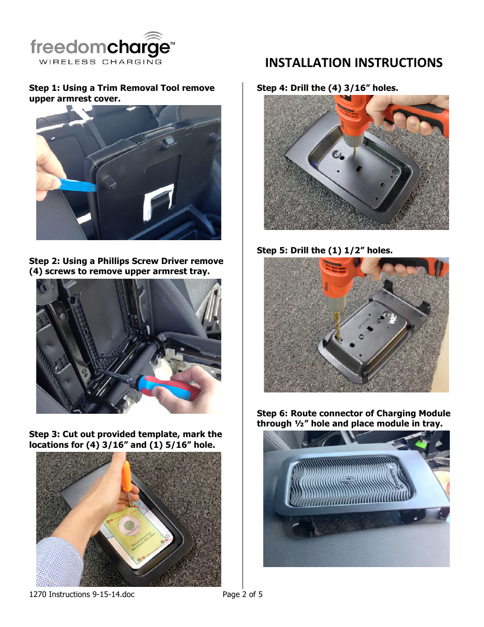 Installation instructions | Brandmotion FDMC-1270 User Manual | Page 2 / 5