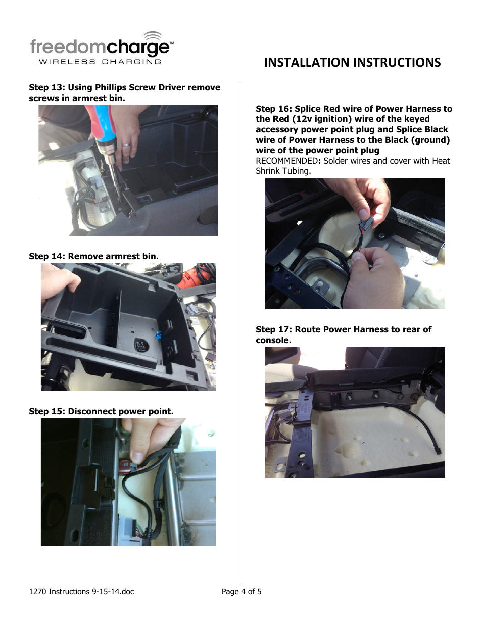 Installation instructions | Brandmotion FDMC-1270 User Manual | Page 4 / 5