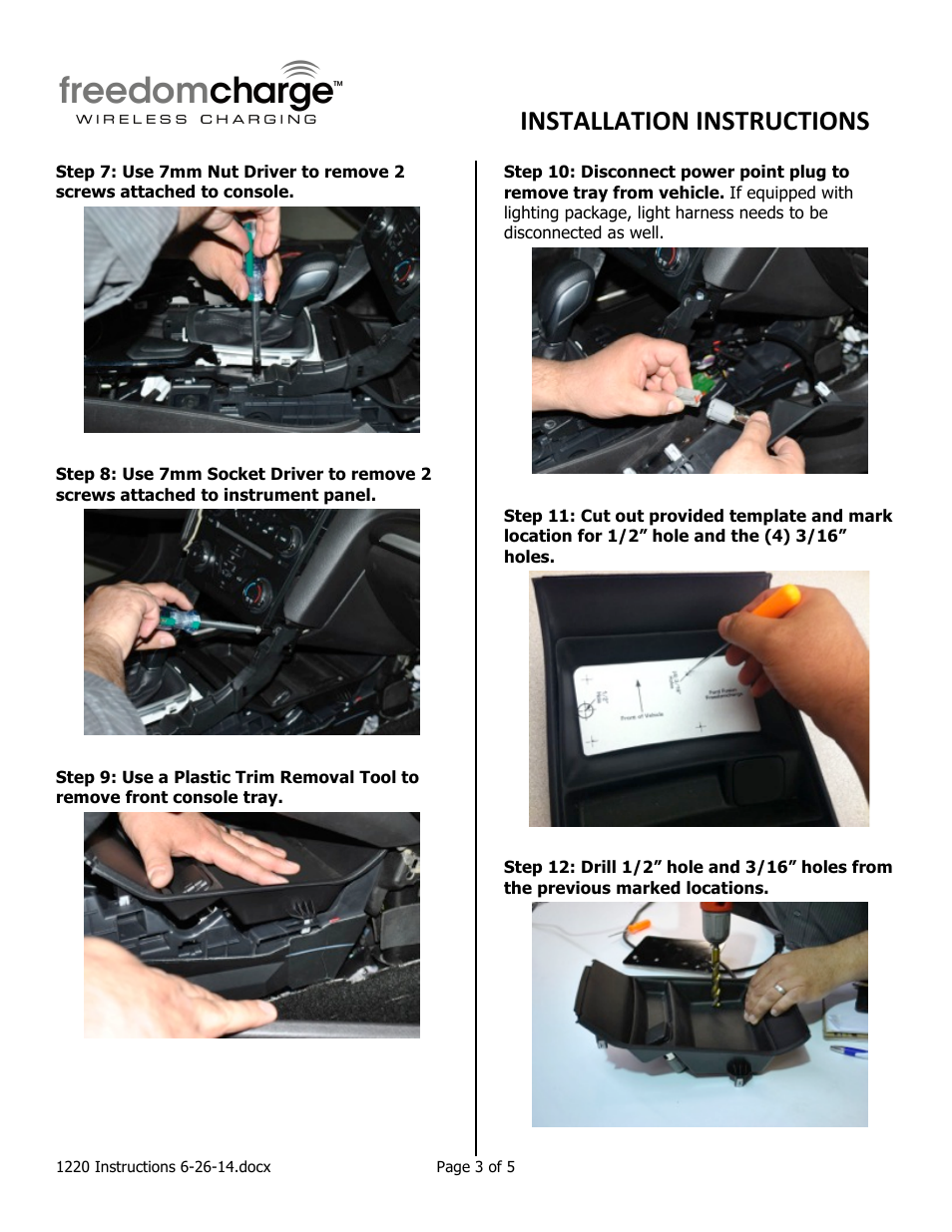 Installation instructions | Brandmotion FDMC-1220 User Manual | Page 3 / 5