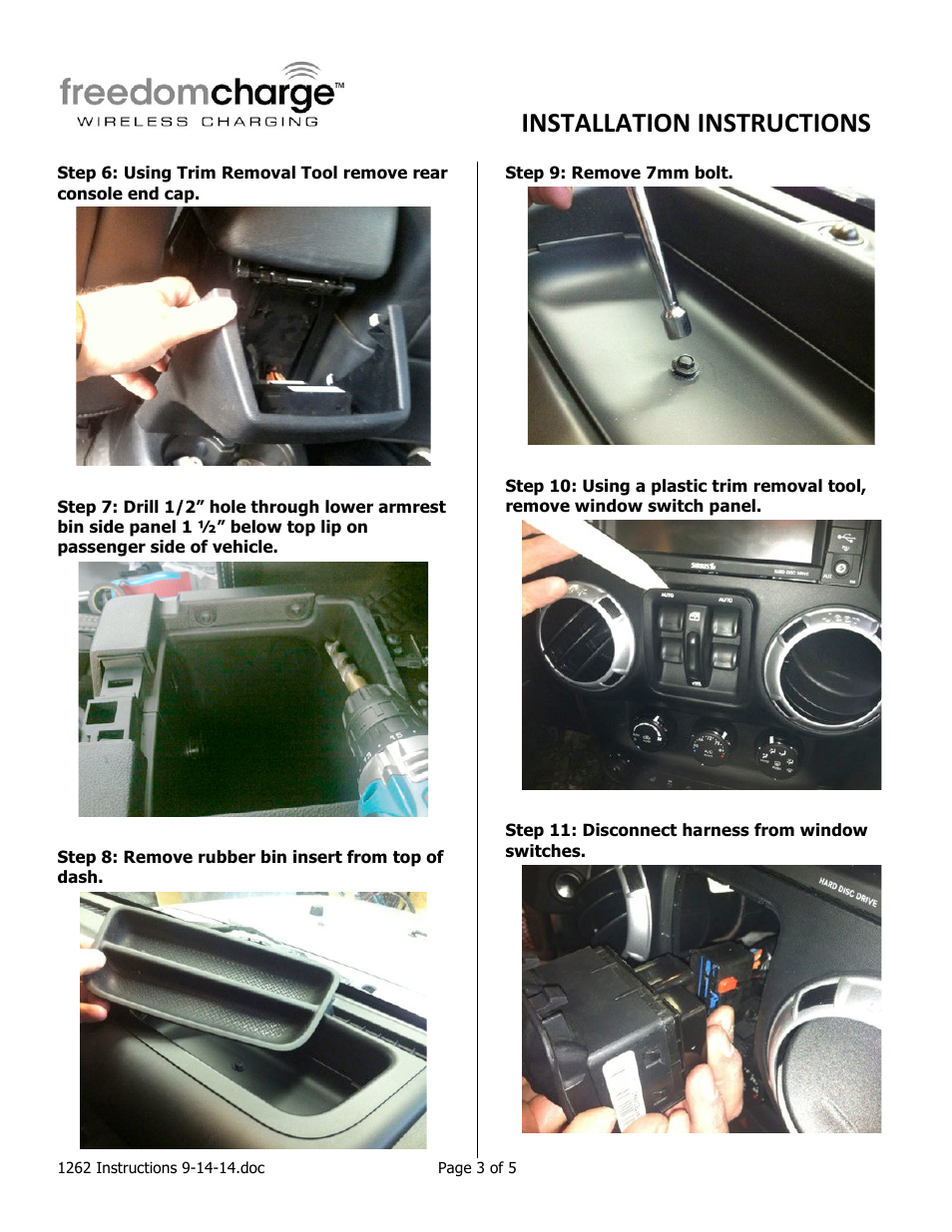 Installation instructions | Brandmotion FDMC-1262 User Manual | Page 3 / 5