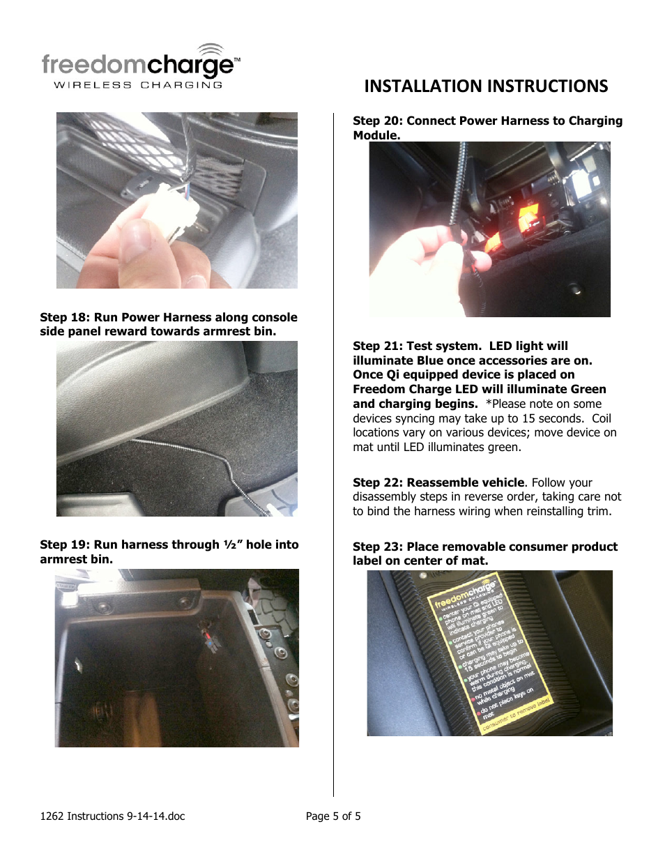 Installation instructions | Brandmotion FDMC-1262 User Manual | Page 5 / 5