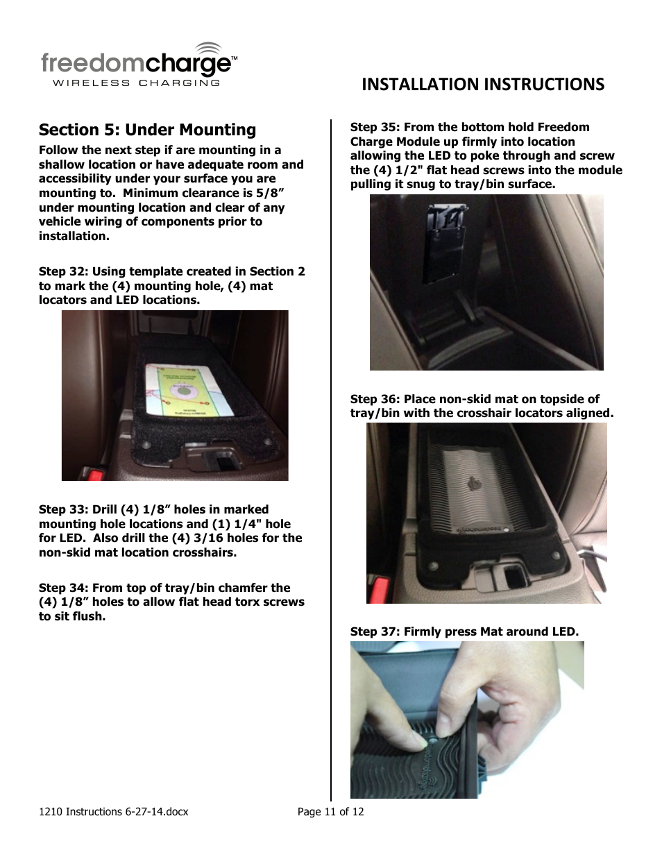 Installation instructions | Brandmotion FDMC-1210 User Manual | Page 11 / 12