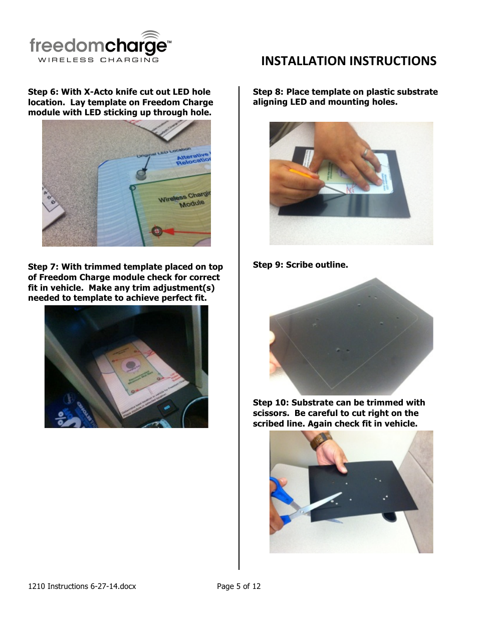 Installation instructions | Brandmotion FDMC-1210 User Manual | Page 5 / 12