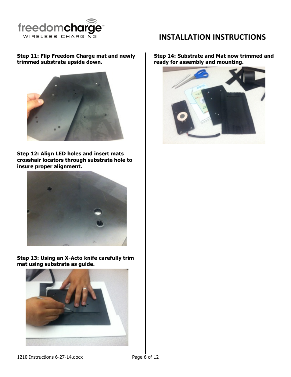 Installation instructions | Brandmotion FDMC-1210 User Manual | Page 6 / 12