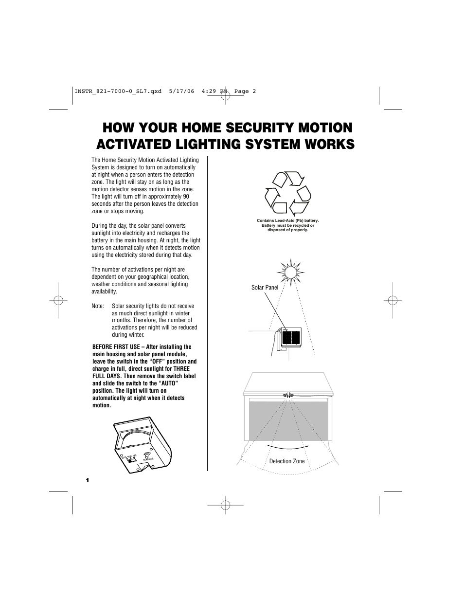 Brinkmann Sl 7 User Manual | Page 2 / 12