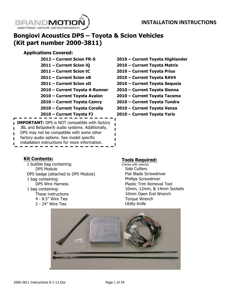 Brandmotion 2000-3811 User Manual | 54 pages