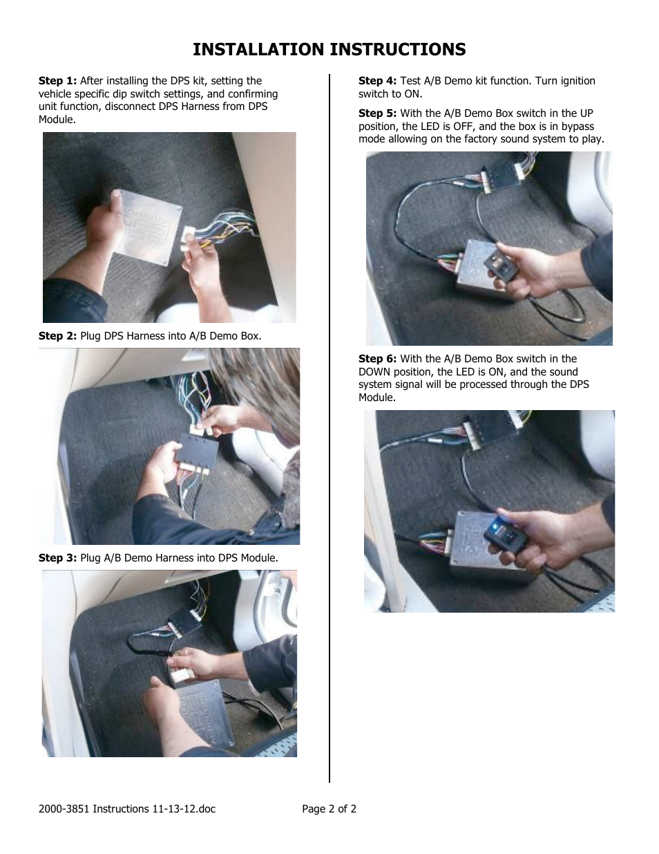 Installation instructions | Brandmotion 2000-3851 User Manual | Page 2 / 2