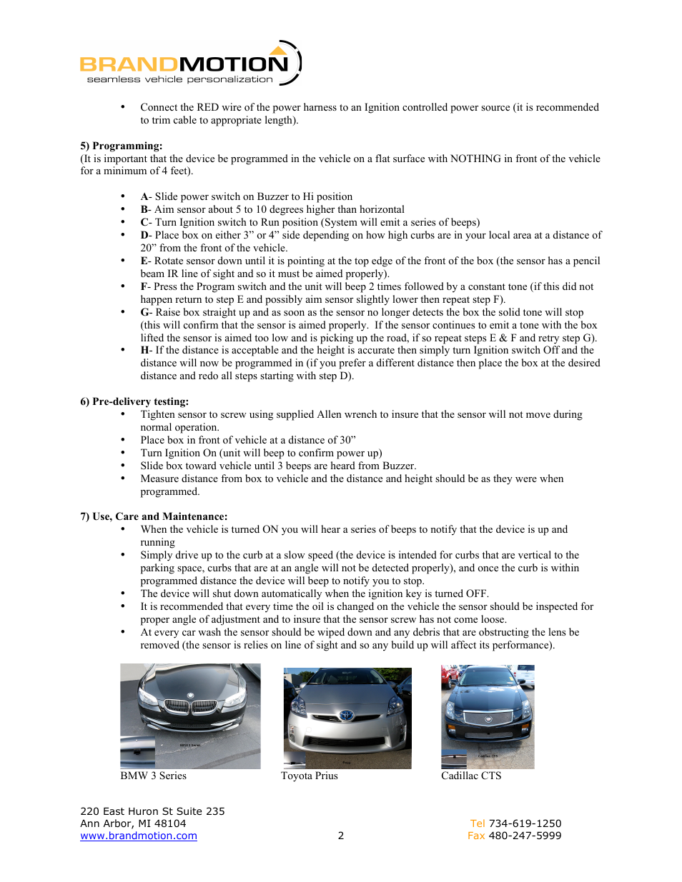 Brandmotion 5000-CA5 User Manual | Page 2 / 2