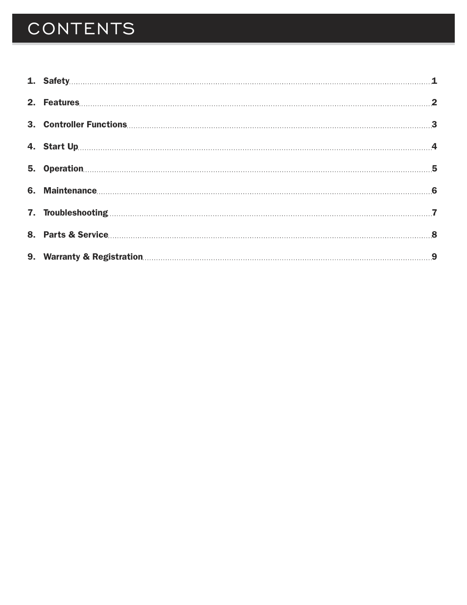 Cont en ts | Brew Express BE-112 OPERATION GUIDE User Manual | Page 2 / 12