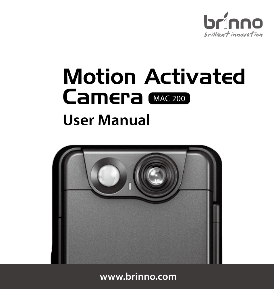 Brinno MAC200 User Manual | 52 pages