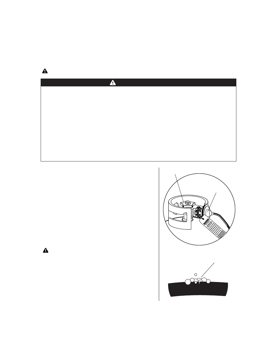 Gas leaktesting, Gas leak testing, Warning | Brinkmann OUTDOOR GAS COOKER User Manual | Page 9 / 16