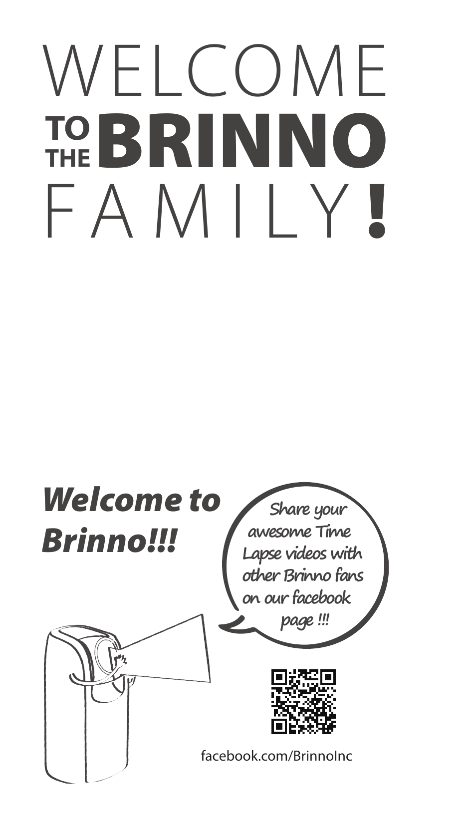 Brinno, Welcome | Brinno TLC200 Pro User Manual | Page 4 / 44