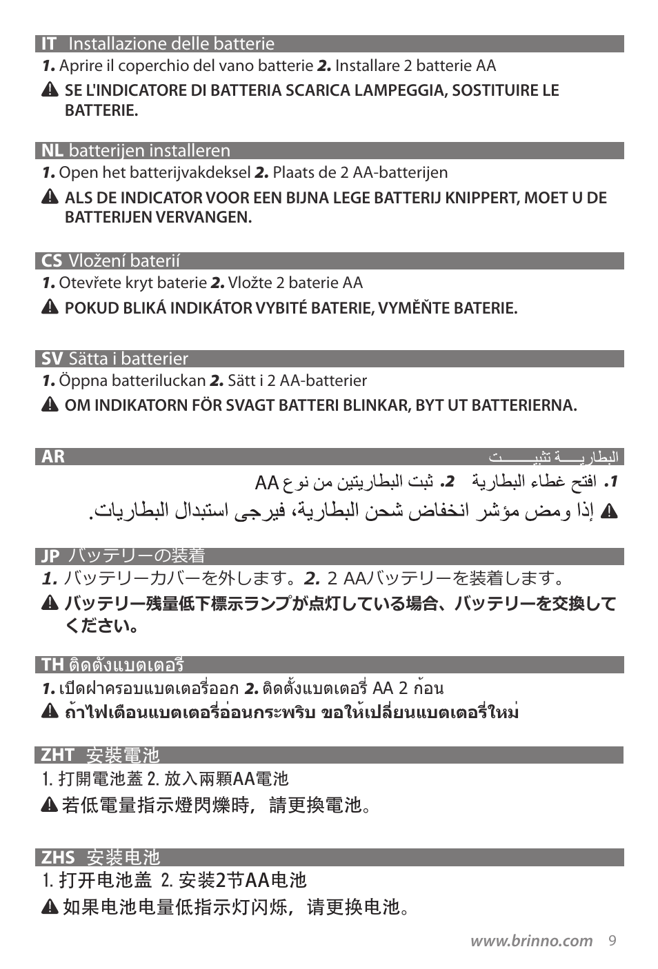 Brinno PHV1330 User Manual | Page 11 / 40