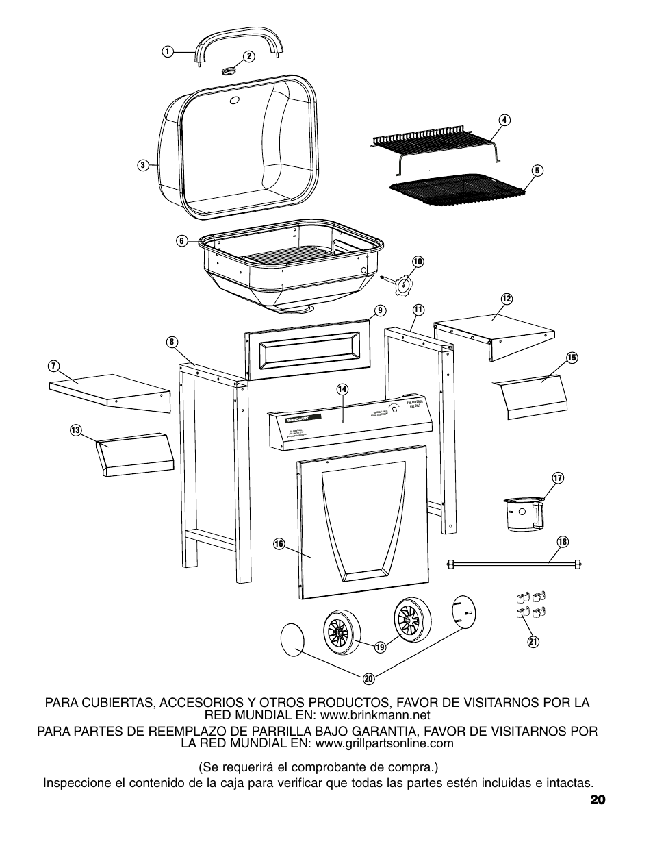 Brinkmann Charcoal Grill User Manual | Page 21 / 32