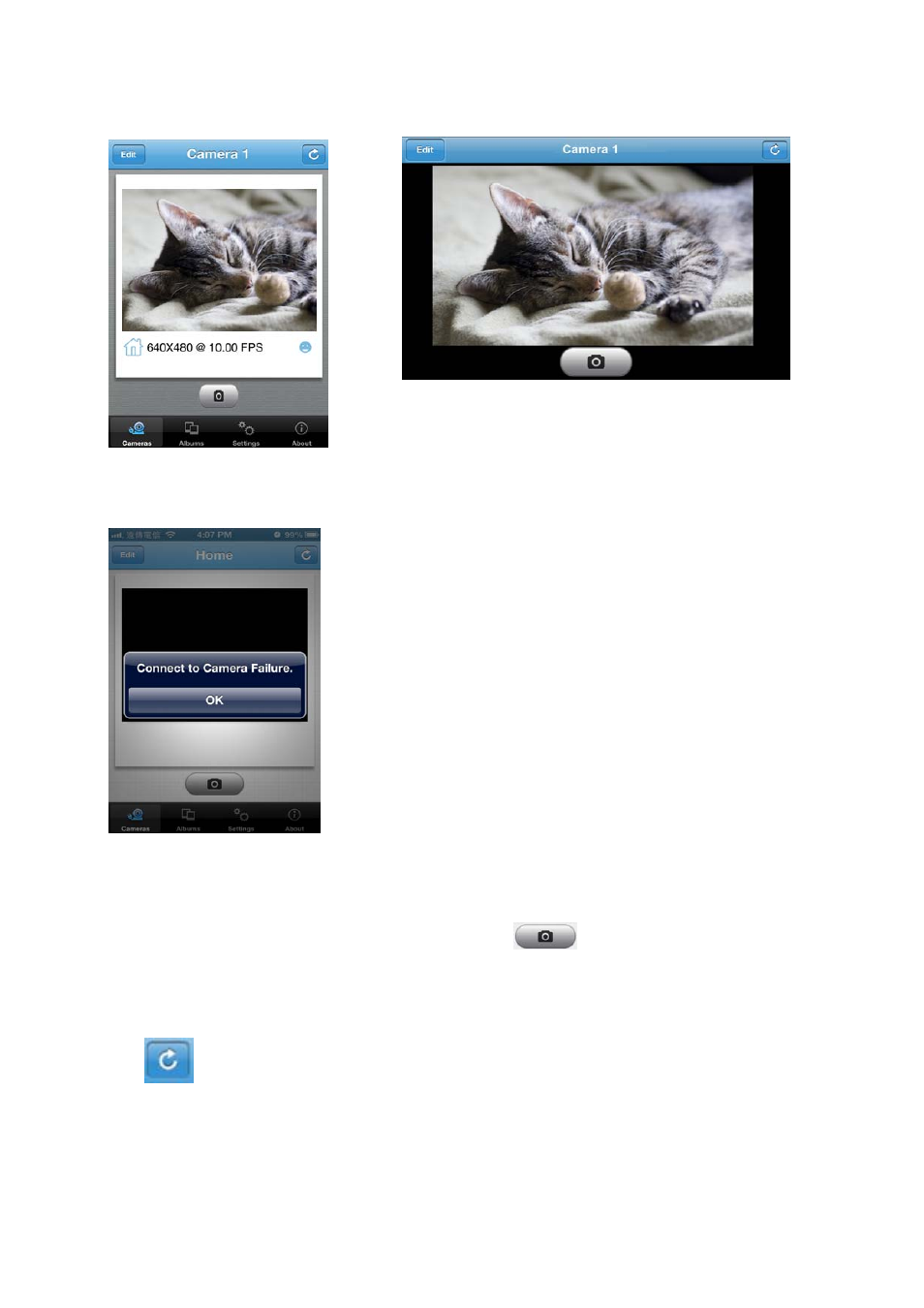 1 take a snapshot, 2 reload camera | brite-View plugCAM BVC-500C User Manual User Manual | Page 14 / 36