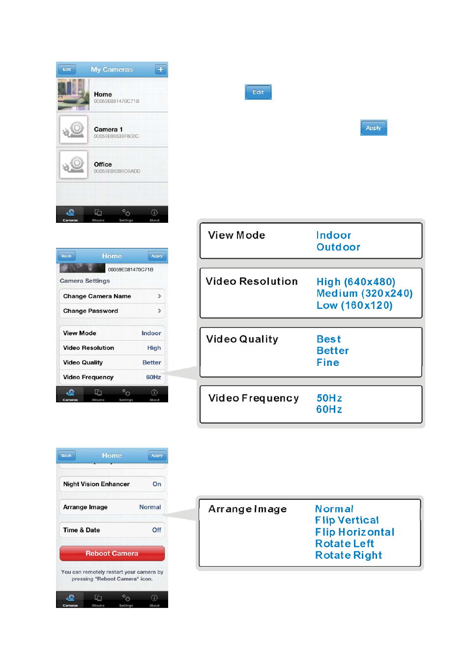 2 camera setting | brite-View plugCAM BVC-500C User Manual User Manual | Page 16 / 36