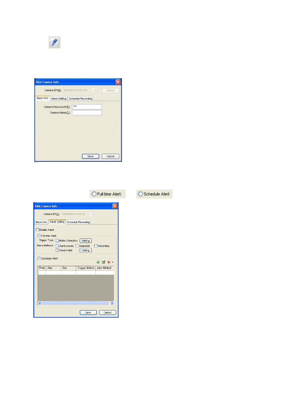 1 basic information, 2 alarm setting | brite-View plugCAM BVC-500C User Manual User Manual | Page 27 / 36