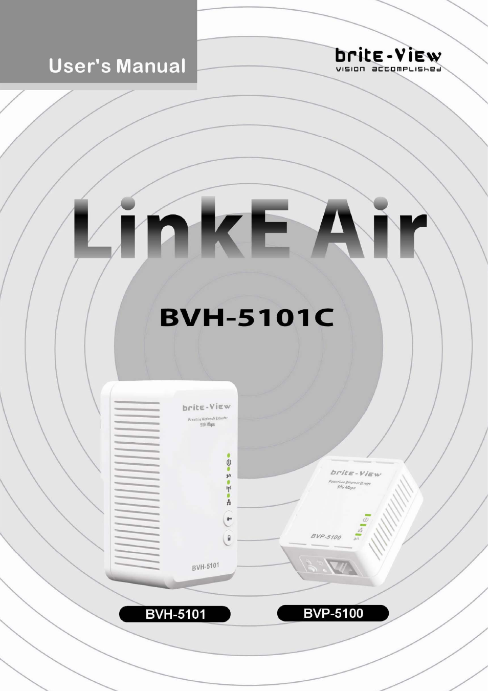 brite-View LinkE Air BVH-5101C User Manual User Manual | 38 pages