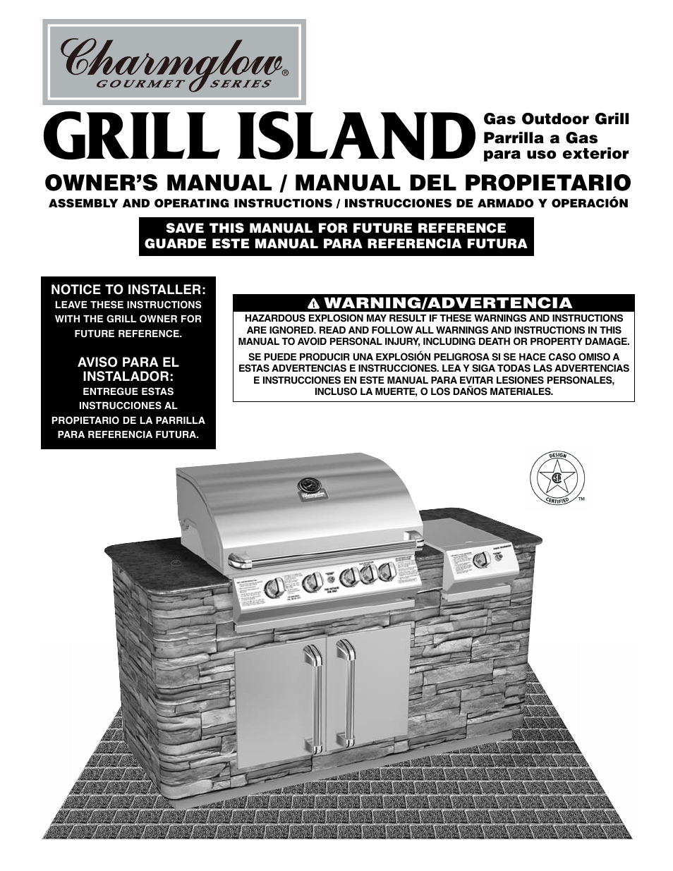 Brinkmann Grill Island 6800 User Manual | 72 pages