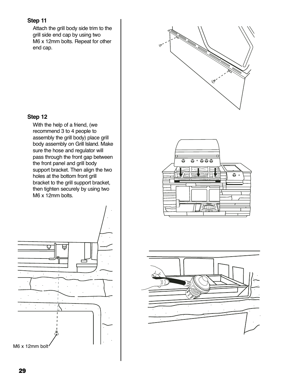 Brinkmann Grill Island 6800 User Manual | Page 30 / 72