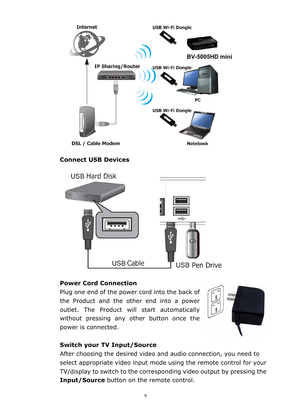 brite-View CinemaGo BV-5005HD Mini User Manual User Manual | Page 13 / 45
