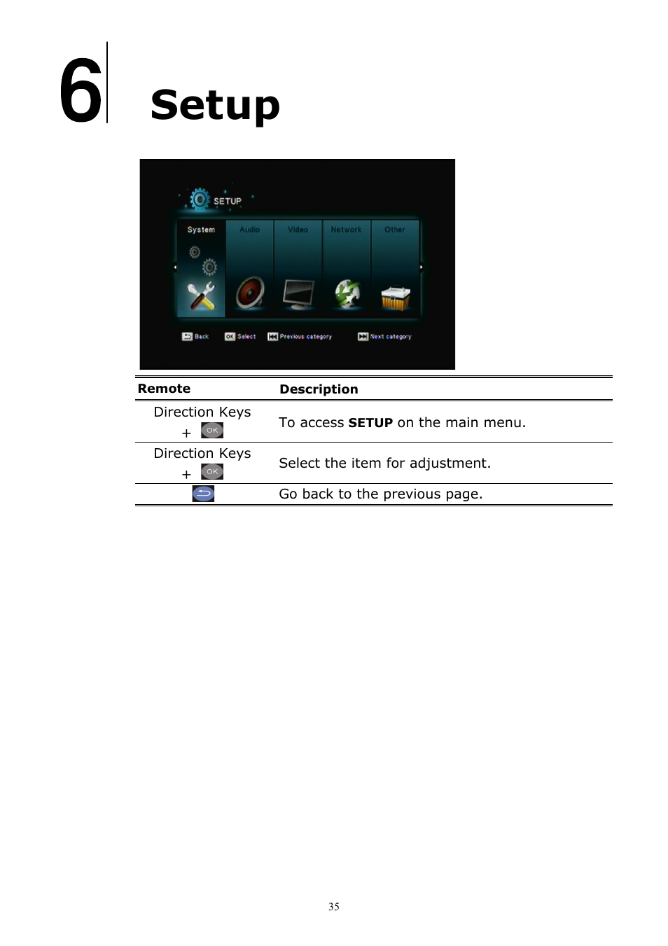 Setup | brite-View CinemaGo BV-5005HD Mini User Manual User Manual | Page 39 / 45