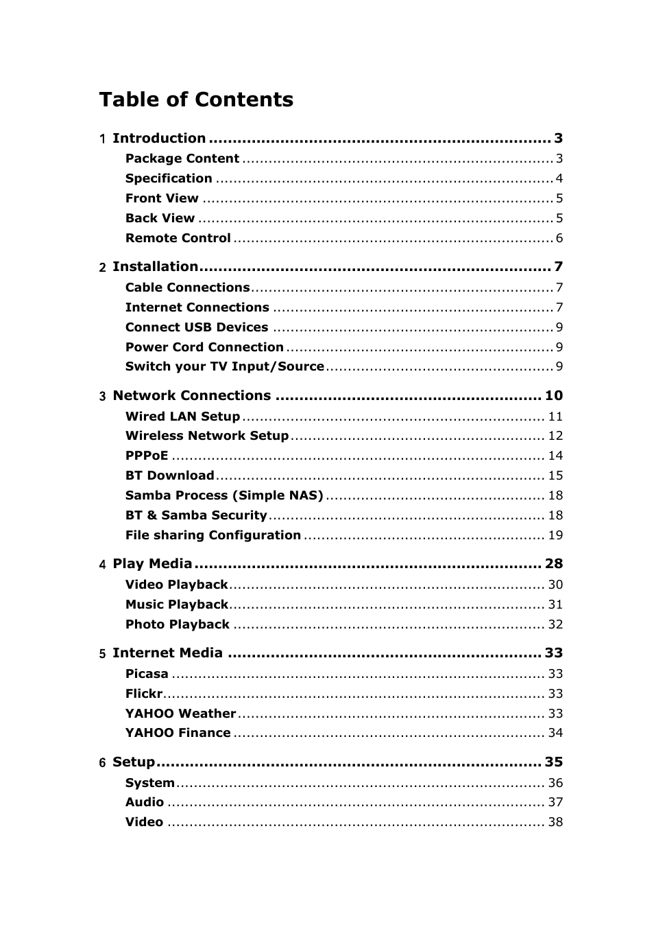 brite-View CinemaGo BV-5005HD Mini User Manual User Manual | Page 5 / 45