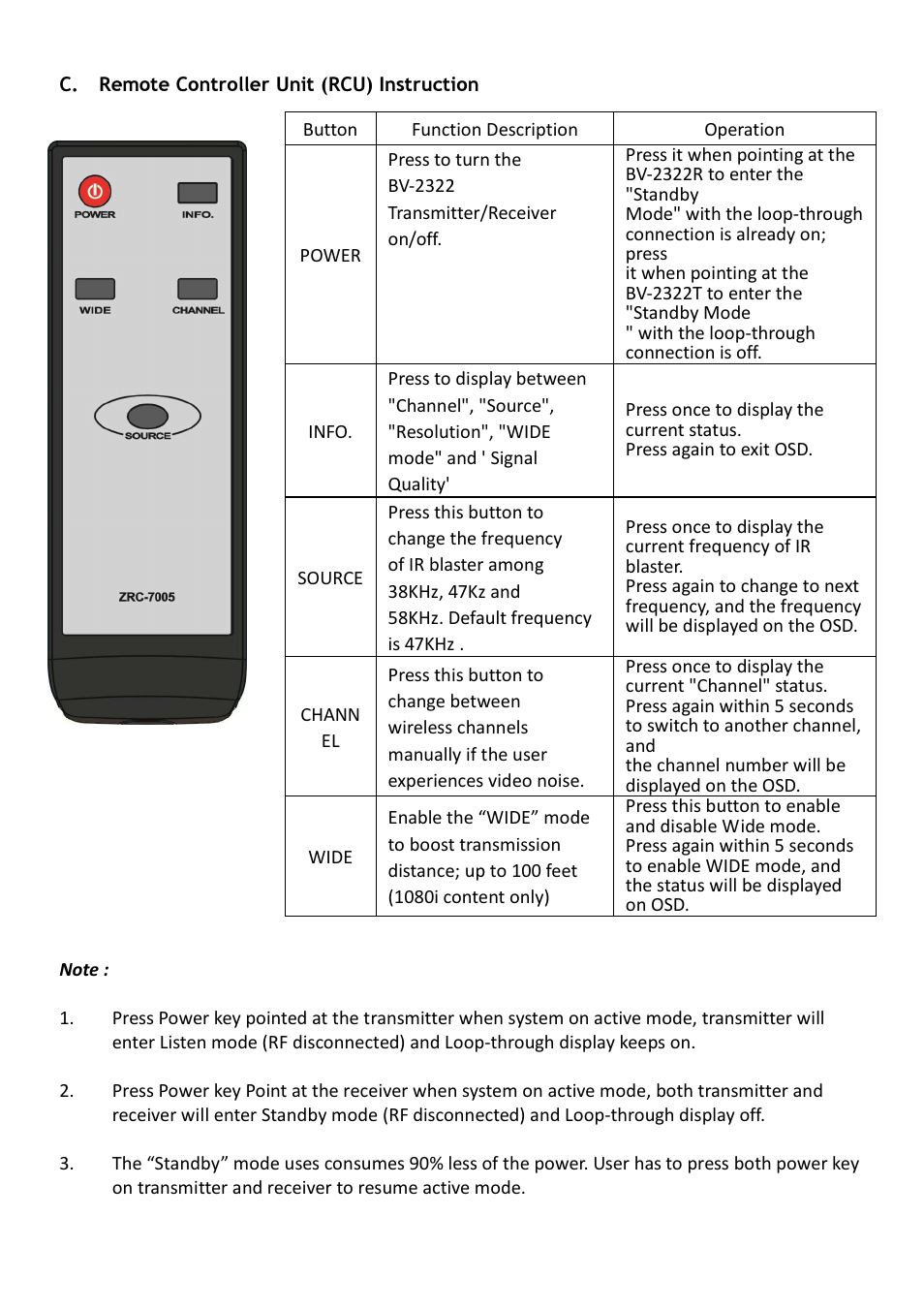 brite-View Air SyncHD BV-2322 User Manual User Manual | Page 10 / 30