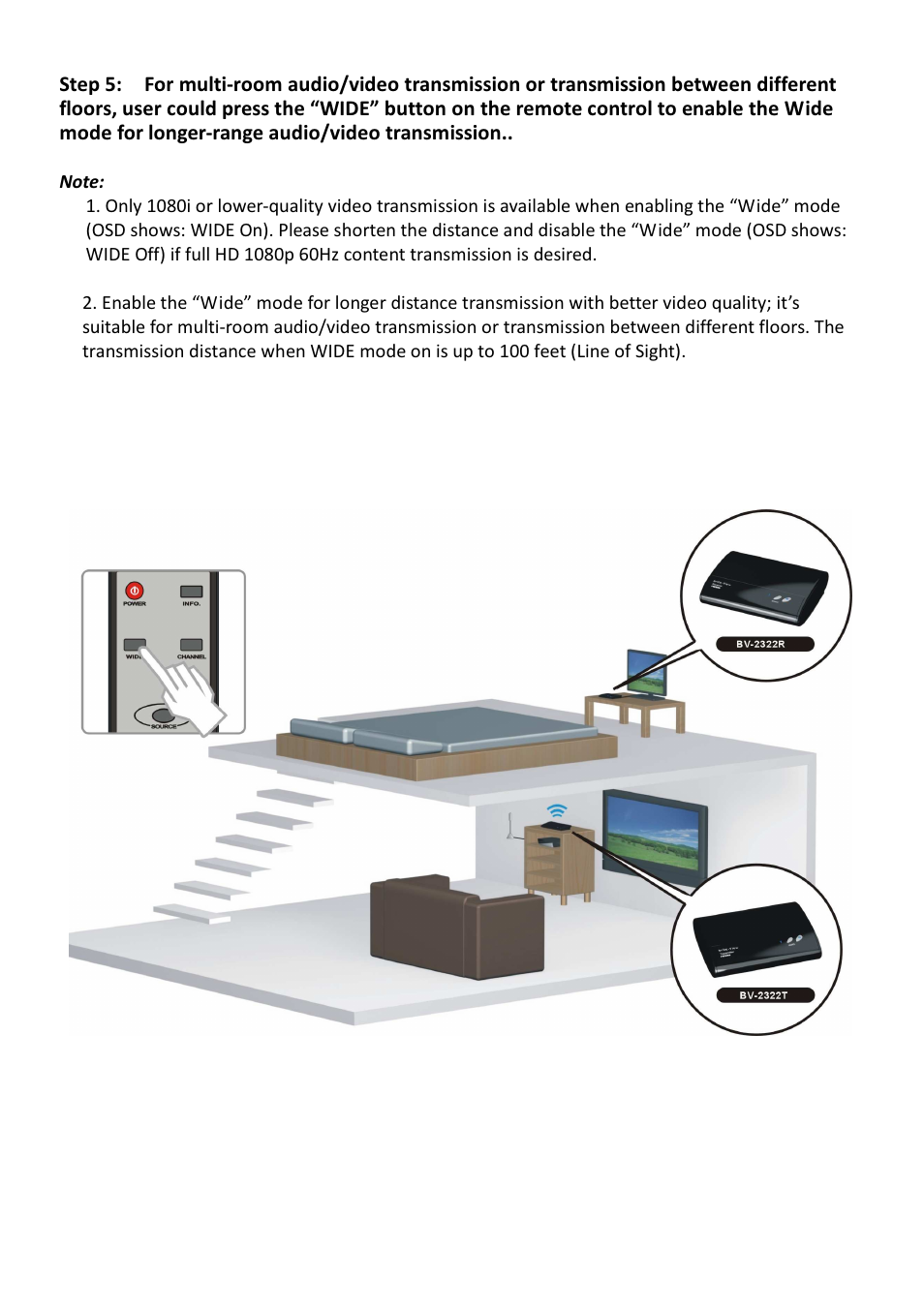 brite-View Air SyncHD BV-2322 User Manual User Manual | Page 22 / 30