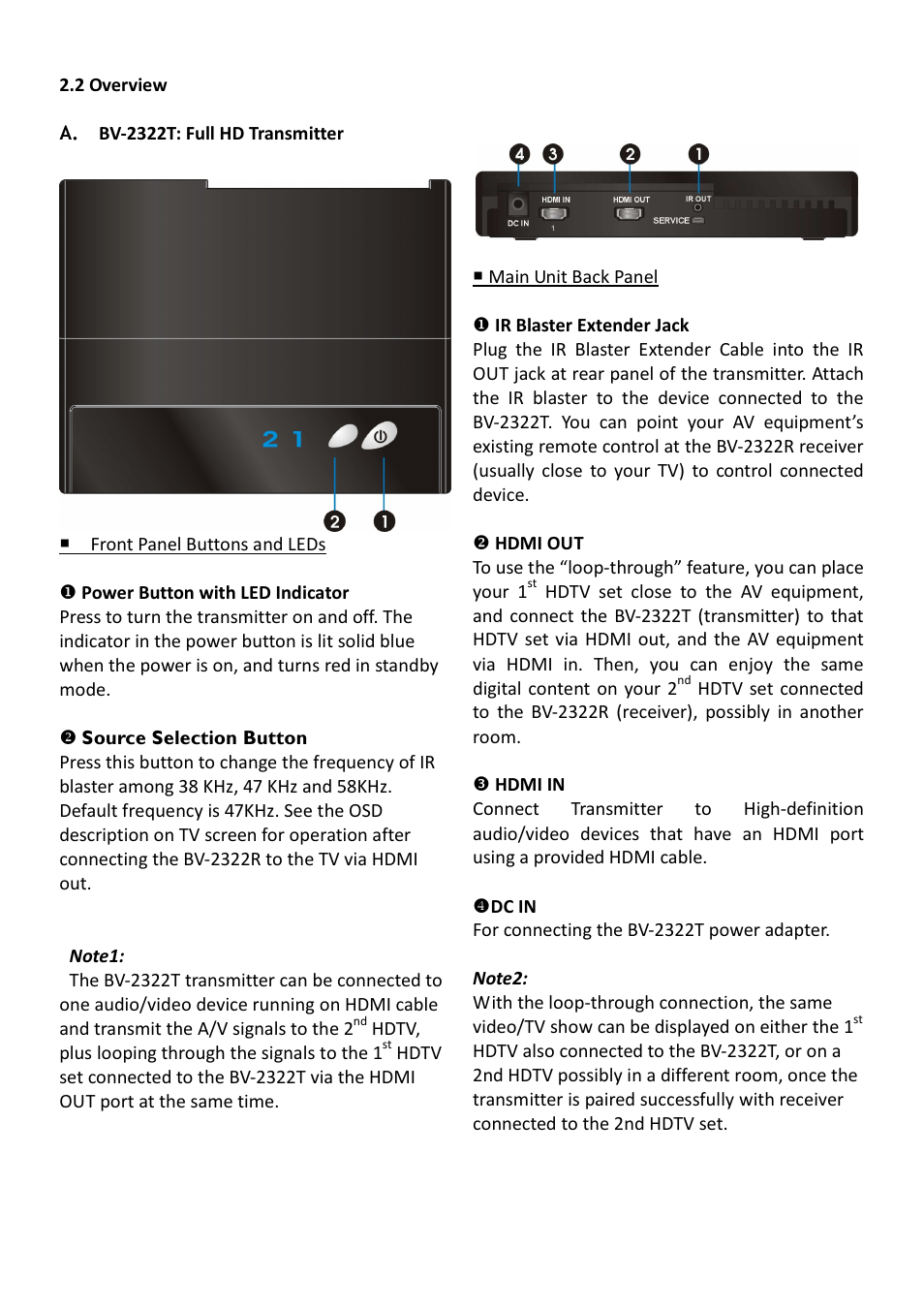 brite-View Air SyncHD BV-2322 User Manual User Manual | Page 8 / 30