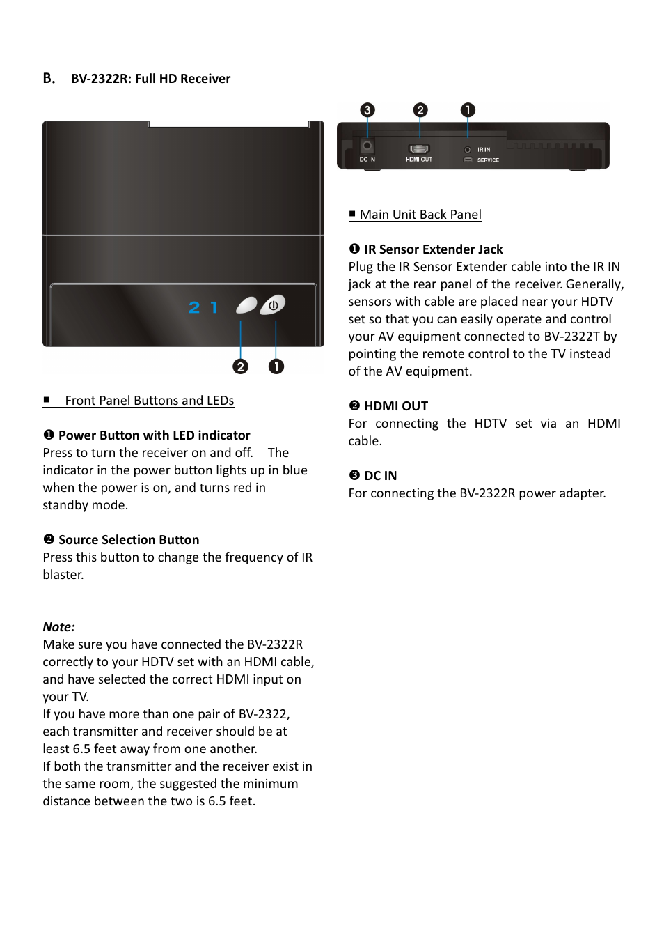 brite-View Air SyncHD BV-2322 User Manual User Manual | Page 9 / 30