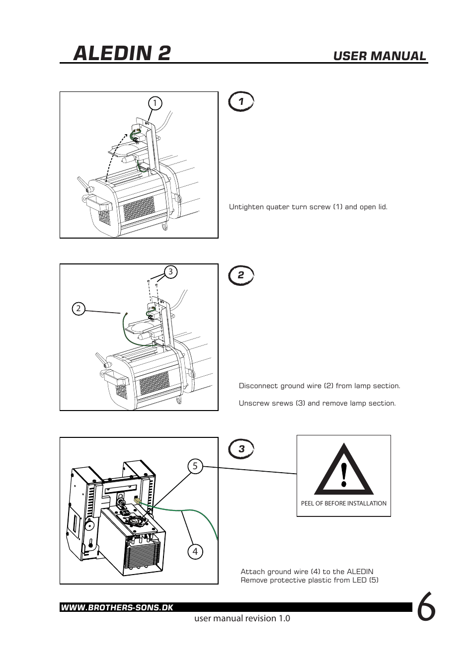 Aledin 2 | Brother, Brother & Sons Aledin2 rev. 2.0 User Manual | Page 7 / 14