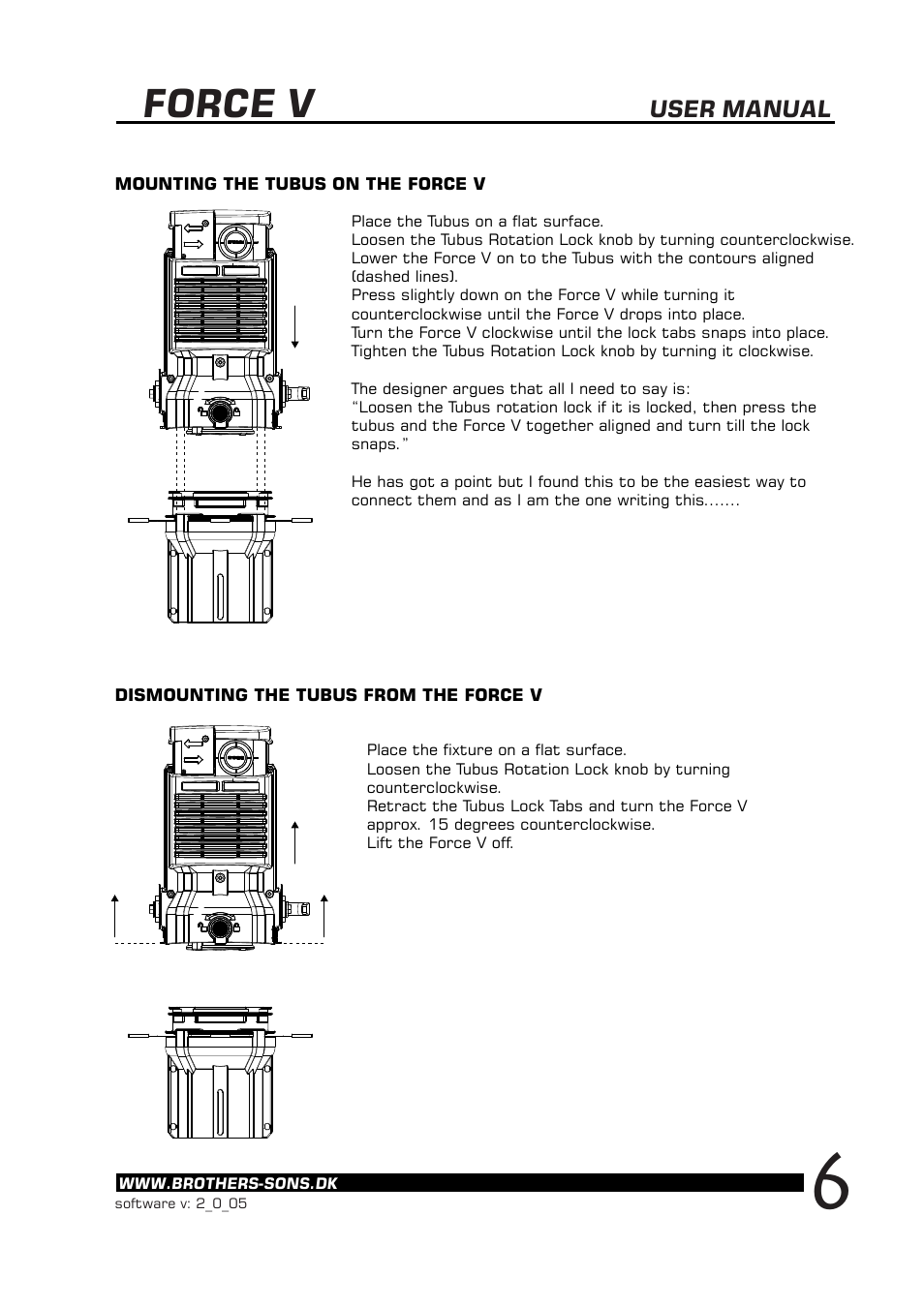 Force v, User manual | Brother, Brother & Sons Force V Ver. 2.0.05 User Manual | Page 7 / 15