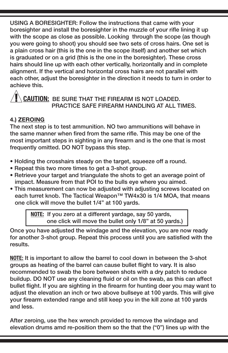 BSA Optics TW4X30 User Manual | Page 5 / 8