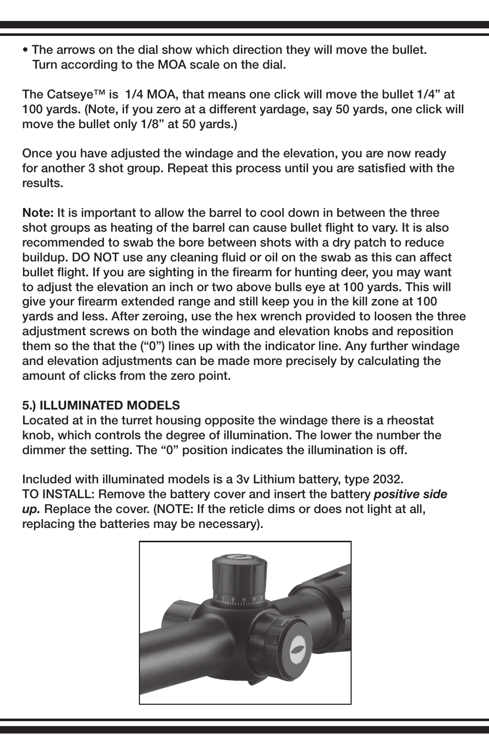 BSA Optics CAT416X44SP User Manual | Page 5 / 8