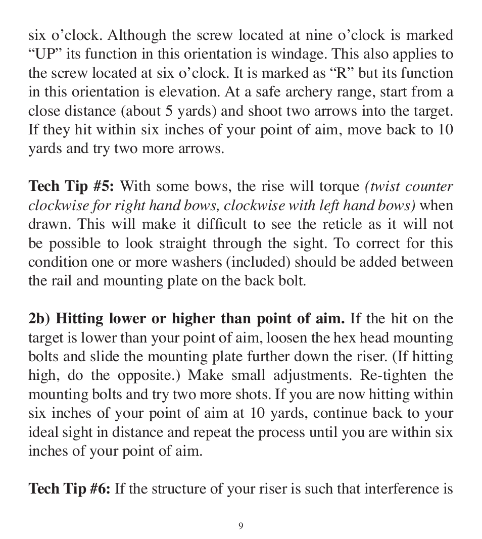 BSA Optics BOWRD30CP User Manual | Page 9 / 16