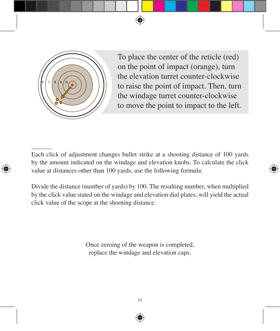 BSA Optics HMRGBD30CP User Manual | Page 11 / 16