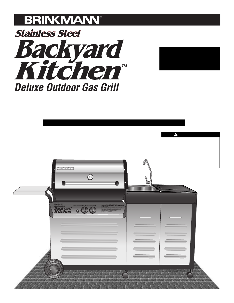 Brinkmann Backyard Kitchen Outdoor Gas Grill User Manual | 32 pages