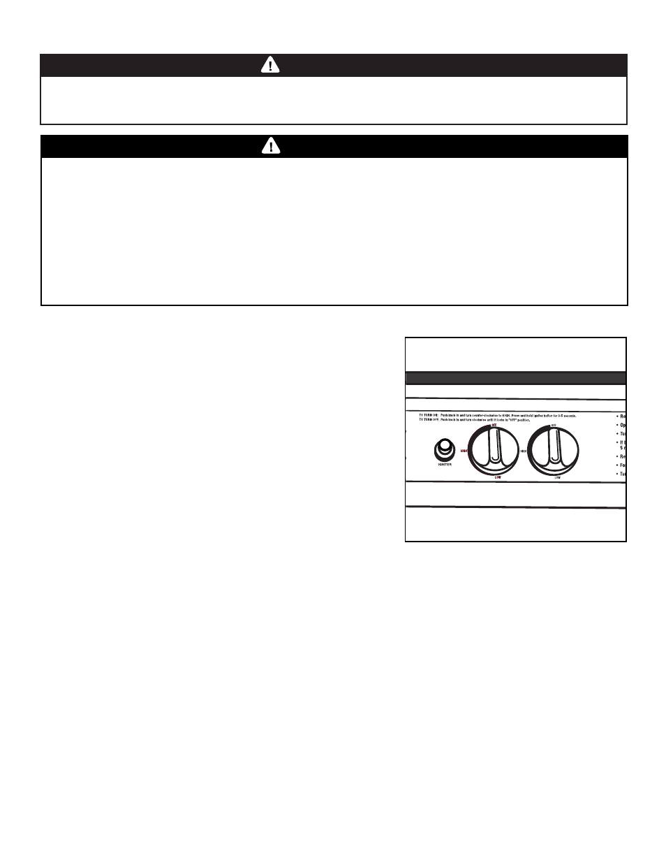 Warning, Lighting instructions, Lighting the burner | Match lighting the burner | Brinkmann Backyard Kitchen Outdoor Gas Grill User Manual | Page 10 / 32